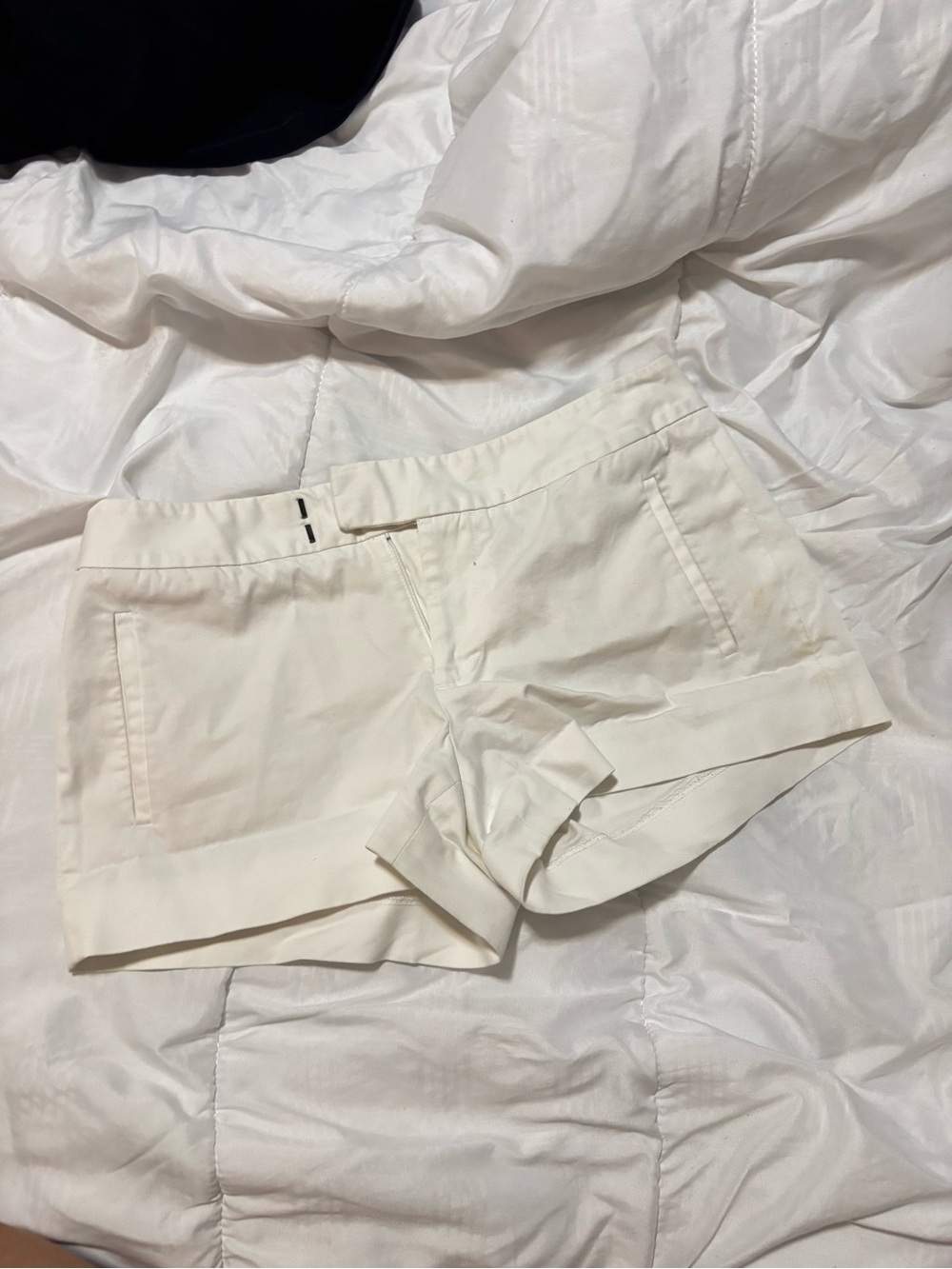 White (mini) Shorts